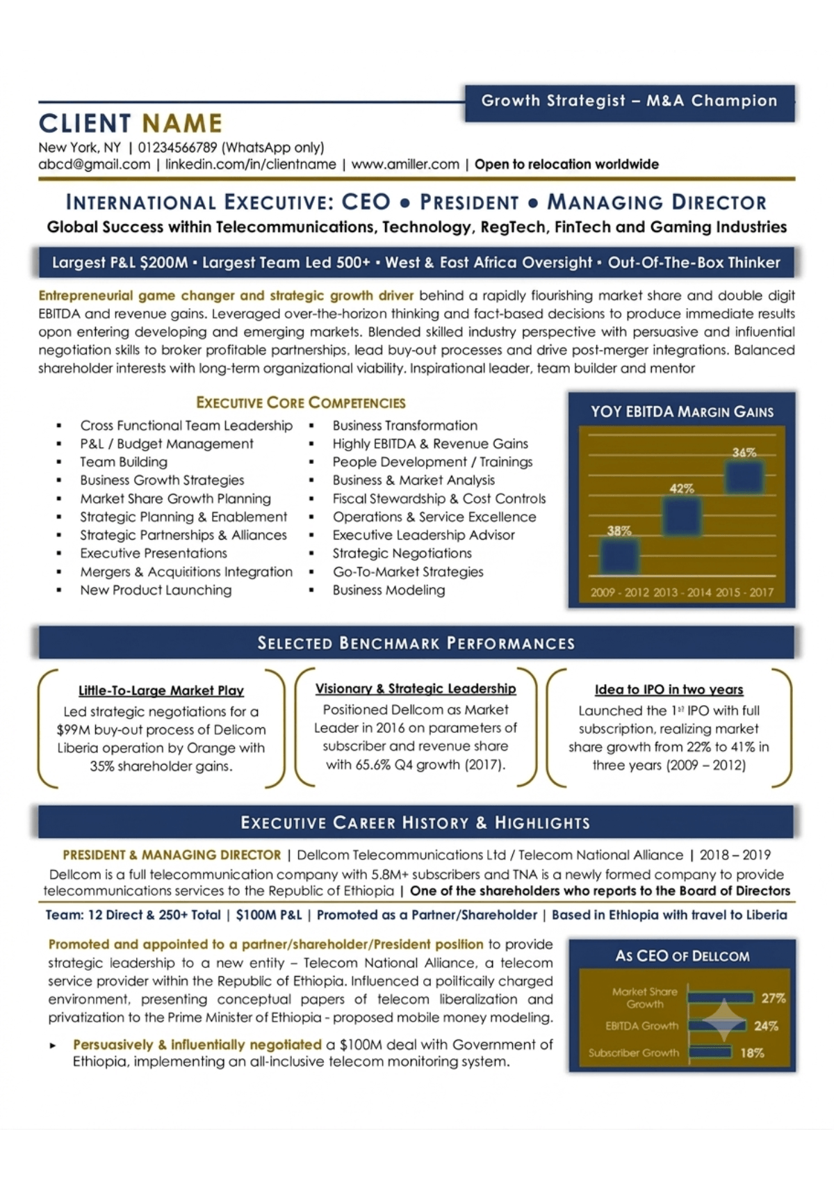 Modern ATS-Compatible Resume Sample for Professionals
